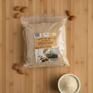 دقيق اللوز الخشن غير منزوع الزيت 500 غ
