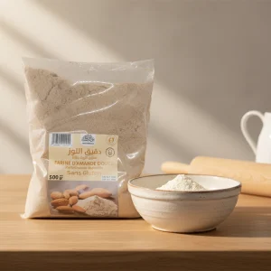 دقيق اللوز الناعم منزوع الزيت 500 غ