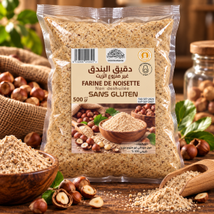 دقيق البندق غير منزوع الزيت 500غ